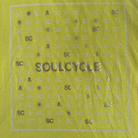 SoulCycle Yellow Puzzle Tank (perfect condition) - Picture 3 of 4